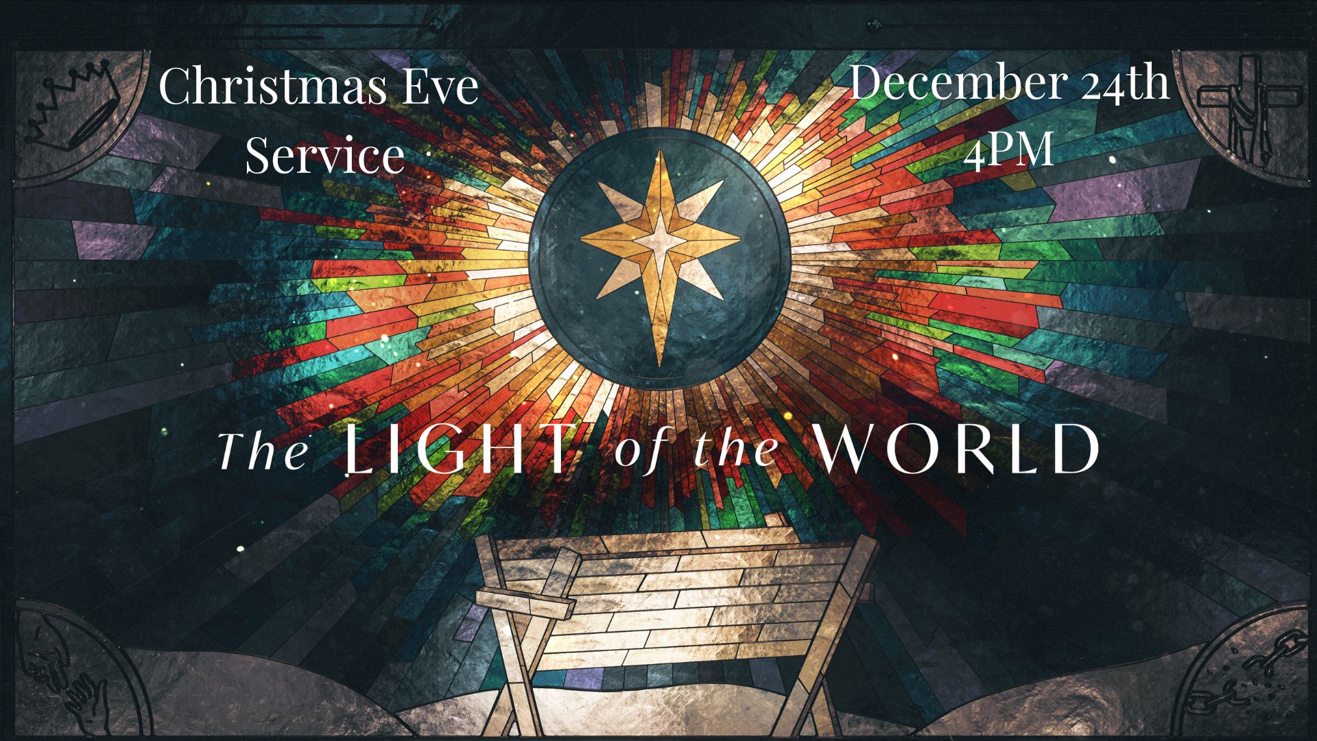 Announcement Slide Christmas Eve Service December 24th 4PM